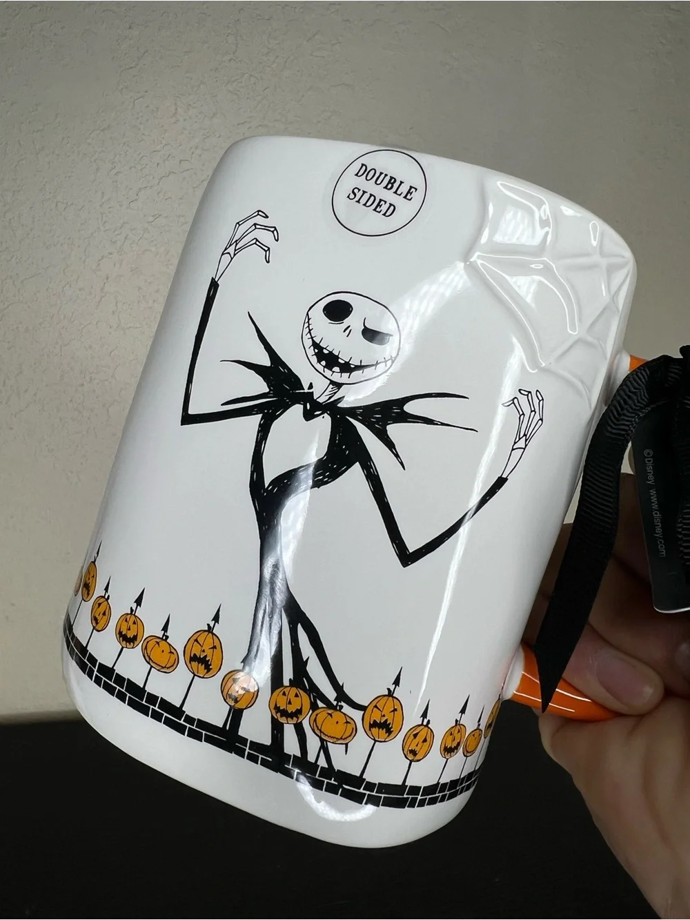NEW Rae Dunn x Nightmare Before Christmas Jack Skellington ‘Pumpkin King’ Mug